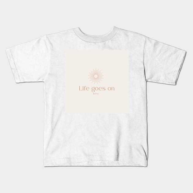 BTS life goes on Kids T-Shirt by little-axii